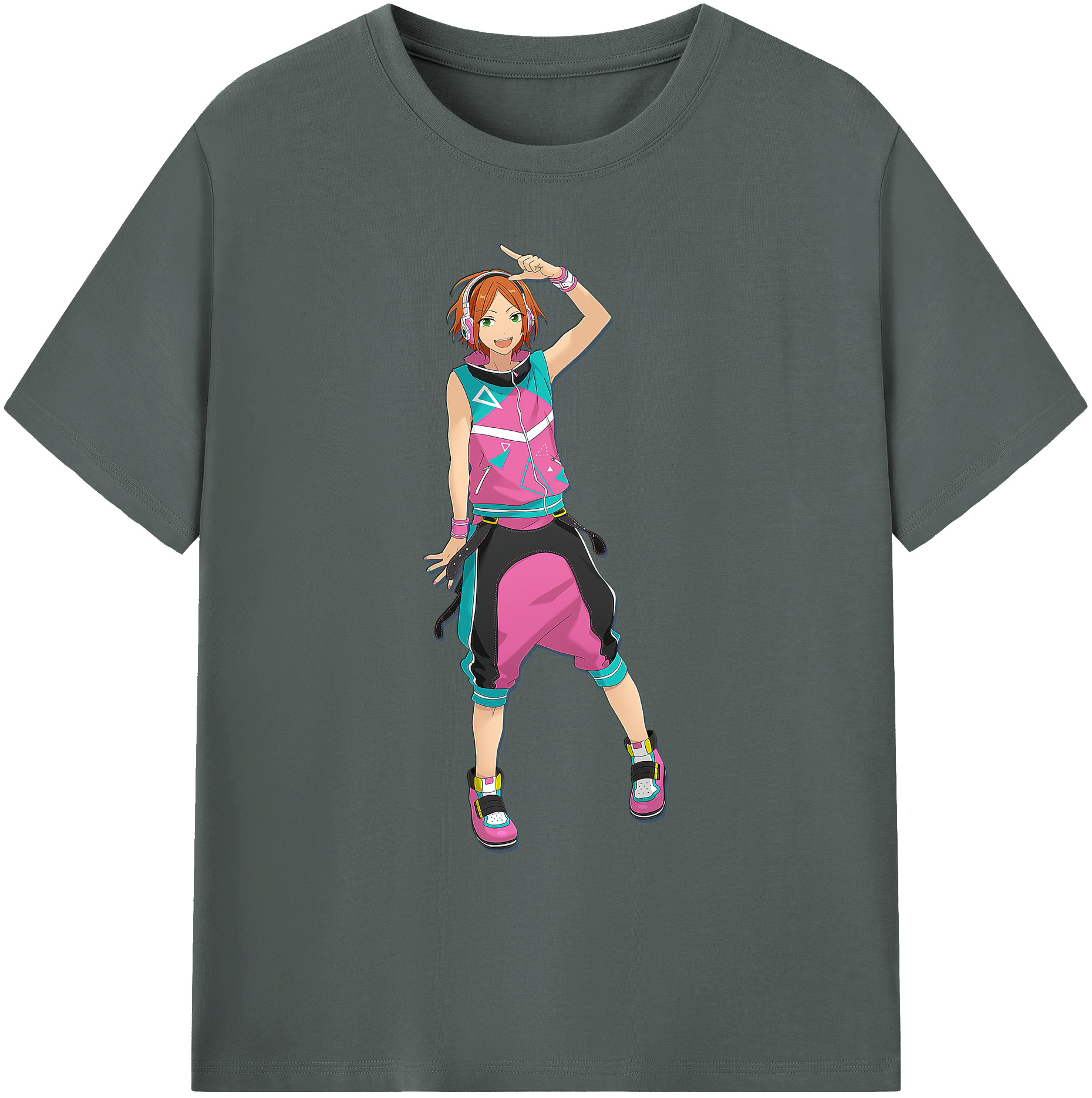 （画像用） あんさんぶるスターズ! Ensemble Stars 綿100％ メンズ半袖Tシャツ｜肌触りやわらか＆通気性